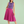 Eleganter Rock in Magenta, A-Linie, knielang für Damen – perfekt für Business und Freizeit.