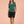 Grünes Damen-Wickelshirt mit geometrischem Muster, V-Ausschnitt und kurzen Ärmeln – Elegantes Kurzarm-Oberteil für Damen