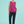 Janina Top in Soft Berry – Ärmelloses Damen-Oberteil aus Leinen mit Schlitz-Ausschnitt.