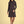 Model trägt das Kleid Anny Black Nexus – Ganzkörperansicht (2. Ansicht)