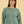Pullover Juna Ocean Green – Pullover am Model, Nahaufnahme der Vorderansicht