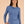 Top Natalie Light Blue – Oberteil am Model, Nahaufnahme der Vorderansicht