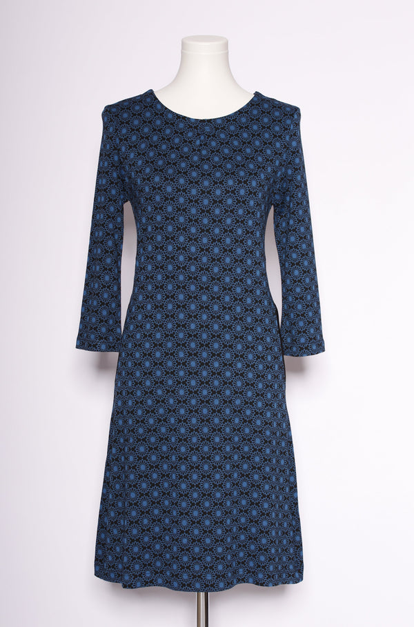 Dress »Beth« Blue Flake