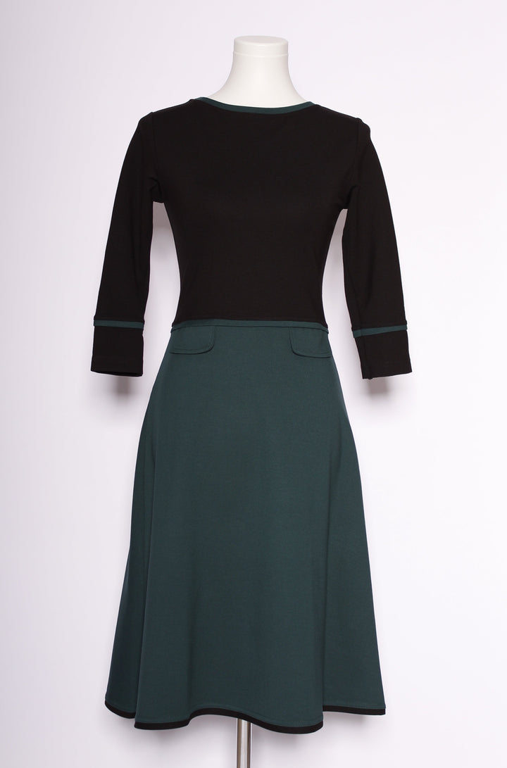 Kleid »Doreen« Black Green