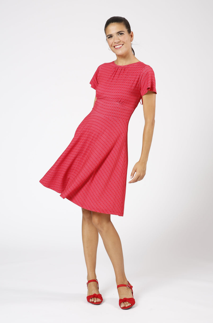 Kleid »Savanna« Cherry Drops