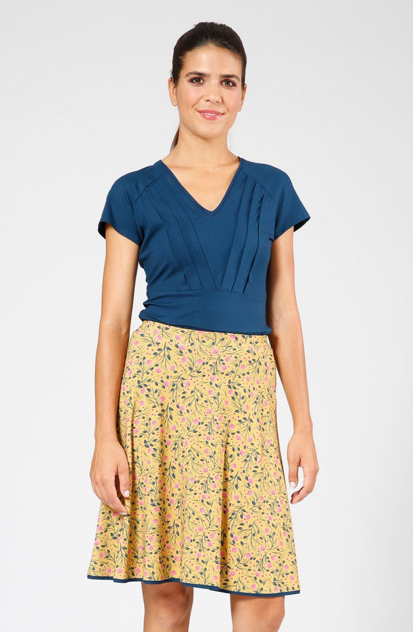 Skirt »Aurora« Yellow Print