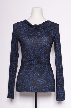 Top »Natalie« Blue Leaf