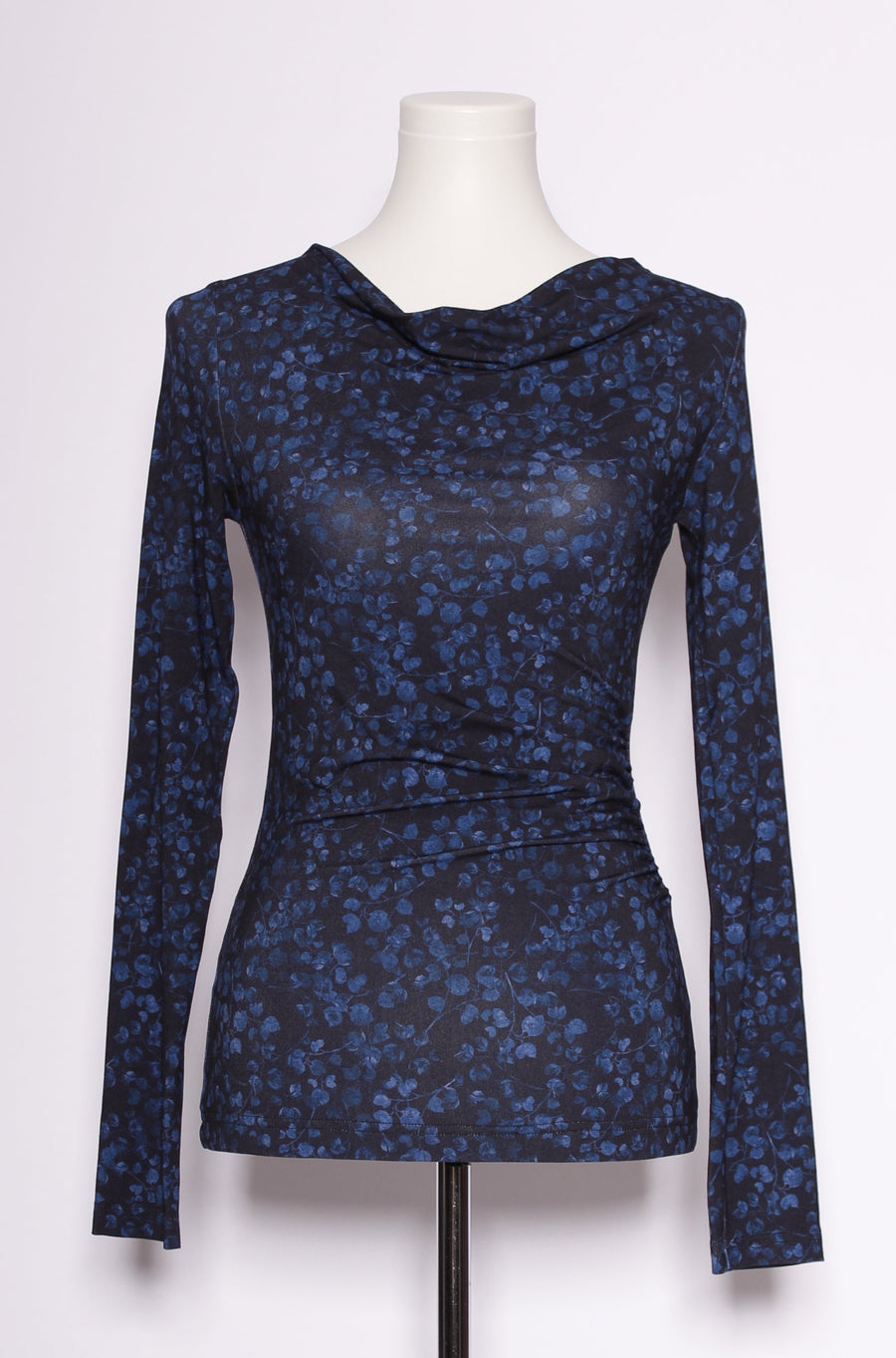 Top »Natalie« Blue Leaf